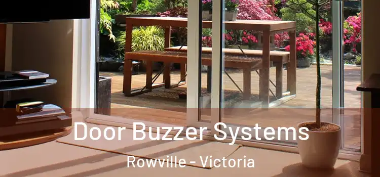 Door Buzzer Systems Rowville - Victoria