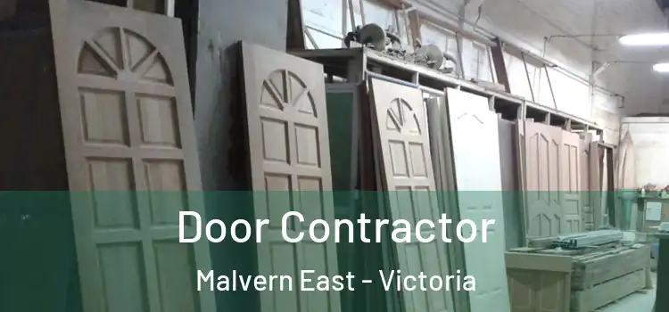 Door Contractor Malvern East - Victoria