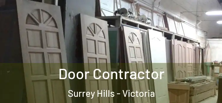 Door Contractor Surrey Hills - Victoria