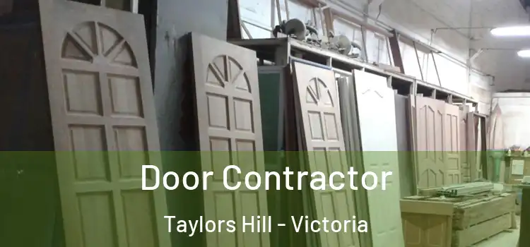 Door Contractor Taylors Hill - Victoria