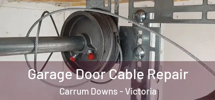 Garage Door Cable Repair Carrum Downs - Victoria