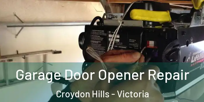 Garage Door Opener Repair Croydon Hills - Victoria