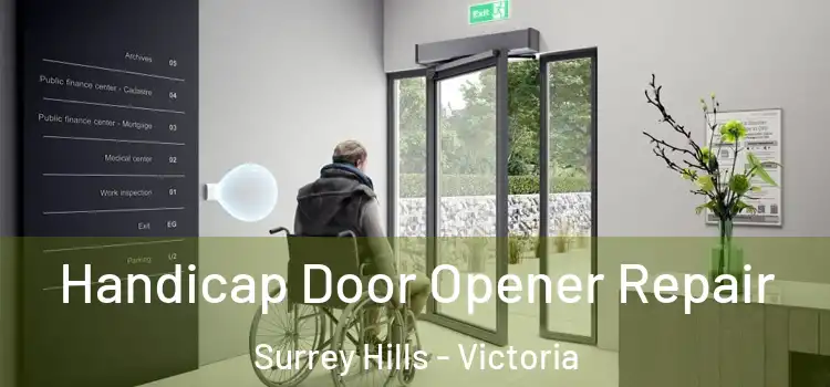 Handicap Door Opener Repair Surrey Hills - Victoria