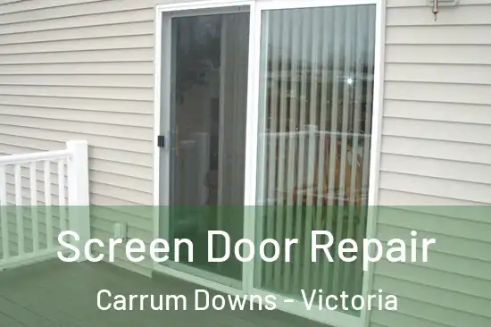 Screen Door Repair Carrum Downs - Victoria