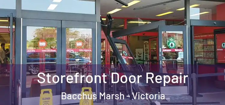 Storefront Door Repair Bacchus Marsh - Victoria