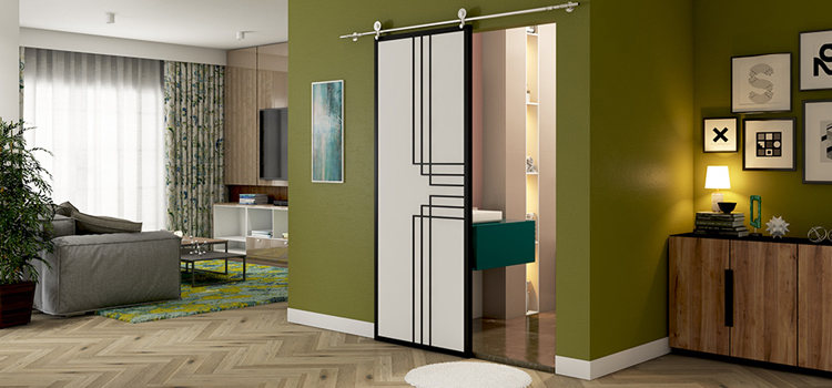 sliding bathroom door installation in Melbourne, VIC